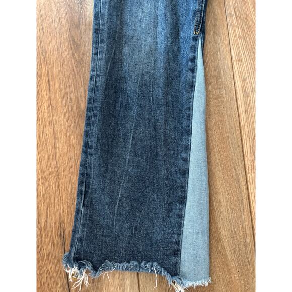 Anthropologie Pilcro High Rise Two Tone Flare Jeans Size 26 - Picture 4 of 7
